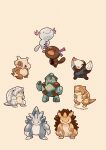  alolan_sandshrew alolan_sandslash animal_focus artist_name bone claws closed_eyes closed_mouth commentary_request cubone drilbur golem golett highres holding holding_bone mask no_humans open_mouth paldean_wooper pokemon pokemon_(creature) sandshrew sandslash simple_background skull_mask smile snout solid_oval_eyes tail twitter_username white_background wooper yellow_eyes zozozoshion 