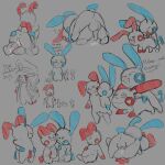 after_sex dingo_(artist) embrace feral generation_3_pokemon grey_background group hi_res hug impregnation male male_penetrating minun nintendo penetration penile penile_penetration penis_in_pussy plusle pokemon pokemon_(species) sex simple_background sketch_page vaginal vaginal_penetration