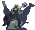 2024 5_toes absurd_res anthro anthro_on_anthro anthro_penetrated anthro_penetrating anthro_penetrating_anthro anus areola arm_support backward_arm_support balls barefoot big_areola big_breasts black_body black_fur blonde_hair bodily_fluids breasts butt butt_from_the_front cum cum_in_pussy cum_inside cum_on_balls cum_on_butt cum_on_self cutaway dark_areola duo erection feet female female_penetrated from_front_position front_view fur genital_fluids genitals green_body grin hair head_between_breasts hi_res huge_breasts interspecies larger_female legs_up looking_at_another looking_at_partner looking_pleasured lying male male/female male_penetrating male_penetrating_female mammal markings mating_press missionary_position monster multi_eye on_back overweight overweight_anthro overweight_female penetration penile penile_penetration penis penis_in_pussy perineum procyonid raccoon sex sharp_teeth simple_background size_difference smaller_male smile smokeyocity soles straddling tail teeth toes vaginal vaginal_penetration white_background white_markings