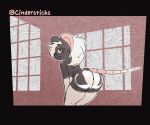2024 2d_animation animated anthro big_breasts big_butt breasts butt cindersticks curvy_figure digital_media_(artwork) female fur hair mammal murid murine nude oiled oiled_butt rat rodent simple_background solo tail twerking voluptuous window