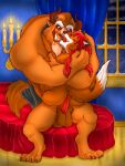  anthro beast_(disambiguation) beastiarius canid canine disney duo fox hi_res male male/male mammal ursid 