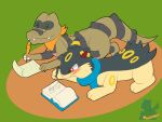  book drawing hi_res krokorok nintendo pok&eacute;mon pok&eacute;mon_(species) quilava synge syngie_(artist) video_games writing_text 