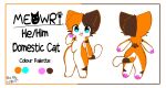 anthro blue_eyes brown_body brown_fur calico_cat domestic_cat eyes felid feline felis fur male male/male mammal meowri model_sheet orange_body orange_fur paws references solo