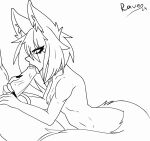  animated breasts canid canine collar duo fan_character fellatio female fox_ears fox_tail hi_res human male male/female mammal nude oral penile sex sketch small_breasts white_rave 
