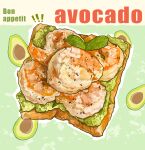  avocado bmu_s bread bread_slice food food_focus food_name highres no_humans original toast 
