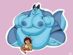 2018 4:3 4_fingers 5_fingers anthro areola audrey_(silverfang725) batspid2 belly big_areola big_belly big_breasts big_nipples biped black_bottomwear black_clothing black_eyebrows black_horn blue_areola blue_body blue_nipples blue_scales blush blush_lines bottomwear bra breasts brown_body brown_eyes brown_fur cel_shading clothed clothing deer digital_drawing_(artwork) digital_media_(artwork) double_chin dragon duo eyebrows eyelashes female female/female fingers flabby_arms full-length_portrait fur glistening glistening_eyes grey_nose hair horn huge_belly huge_breasts huge_thighs hyper hyper_hips hyper_thighs inner_ear_fluff looking_down_at_partner love_handles lying mammal markings morbidly_obese morbidly_obese_anthro morbidly_obese_female multicolored_body multicolored_scales mythological_creature mythological_scalie mythology natalie_(silverfang725) navel nipples obese obese_anthro obese_female on_front overweight overweight_anthro overweight_female pink_background pink_blush portrait puffy_nipples red_bra red_clothing red_hair red_topwear red_underwear scales scalie shaded signature simple_background sitting smile spots spotted_body spotted_fur spotted_markings tail tan_body tan_fur thick_thighs topless topless_anthro topless_female topwear torn_bottomwear torn_clothing tuft two_tone_body two_tone_scales underwear yellow_eyes
