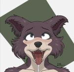  ahegao anthro beastars blush canid canine canis delta_dewitt digital_media_(artwork) female hi_res juno_(beastars) looking_pleasured mammal open_mouth simple_background solo tongue tongue_out wolf 