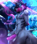  animal_humanoid anthro balls erazorrazor fish fish_humanoid genitals hair hi_res humanoid male male/male mammal marine marine_humanoid muscular muscular_anthro muscular_male nipples nude penis shark shark_humanoid solo 