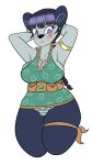  2017 absurd_res accessory alpha_channel animal_jam anthro camel_toe clothed clothing female giant_panda hi_res liza_(animal_jam) mammal simple_background slightly_chubby solo transparent_background urdiethefoxxx ursid 
