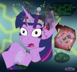  anthro brain brain_chip electrocution female friendship_is_magic hasbro hi_res mind_control musk my_little_pony nude organs reprogramming sketch sparks steam twilight_sparkle_(mlp) wire 