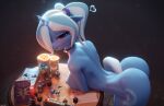  &lt;3 3d_(artwork) absurd_res anthro anthrofied bent_over big_butt breasts butt digital_media_(artwork) equid equine female friendship_is_magic hevexy hi_res horn mammal my_little_pony nipples nude solo trixie_(mlp) unicorn 