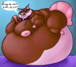  2017 anthro belly big_belly big_moobs brown_body english_text food humanoid_hands male mammal master_splinter moobs morbidly_obese morbidly_obese_male murid murine nipples obese obese_male overweight overweight_male pink_nose pizza pizza_slice rat rodent snozzy solo teenage_mutant_ninja_turtles text 