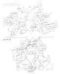  &lt;3 alphys ambiguous_penetration anthro anthro_penetrated big_butt blush bodily_fluids bottomless buckteeth butt clothed clothing comic deltarune dialogue duo elbowing embarrassed english_text eyewear female female_penetrated from_behind_position front_view genitals glasses hair hair_over_eyes hi_res huge_butt huge_hips human human_on_anthro human_penetrating human_penetrating_anthro humanoid_genitalia humanoid_penis interspecies kris_(deltarune) leaning_on_table looking_at_another looking_pleasured male male/female male_penetrating male_penetrating_female mammal mhdrawin nervous obscured_eyes open_mouth open_smile penetration penis sex short_tail simple_background smile speech_bubble student susie_(deltarune) sweat tail_motion tailwag teacher teacher_and_student teeth text thick_tail undertale_(series) video_games wide_hips 