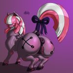  absurd_res anus big_butt butt equid equine feral genitals hasbro hi_res horse mammal my_little_pony pony pussy rashchaos tagme thick_thighs thick_tights 
