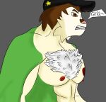  ches96 chesnaught clothing hat headgear headwear hi_res humanoid male marcelo_solava nintendo nipples pok&eacute;mon pok&eacute;mon_(species) video_games 