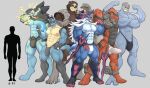  2022 abs alpha_pok&eacute;mon anthro anthrofied arcanine armor aura biceps big_bulge big_muscles blep bodily_fluids bulge clothed clothing crossed_arms electricity erection erection_under_clothing flexing fur genital_fluids genital_outline genitals grey_background group hands_behind_head headgear helmet hi_res hisuian_arcanine hisuian_samurott huge_muscles human jockstrap looking_at_viewer lucario luxray machamp male mammal measuring melee_weapon muscular muscular_anthro muscular_male navel nintendo nipples number obliques pecs penis penis_outline pok&eacute;mon pok&eacute;mon_(species) precum precum_through_clothing precum_through_jockstrap precum_through_underwear quads regional_form_(pok&eacute;mon) samurott silhouette simple_background size_difference smile solard0gg0 spikes spikes_(anatomy) standing sword teeth tenting thick_thighs thong tongue tongue_out tuft underwear ursaluna video_games weapon wet wet_clothing 