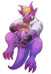  anal anthro behemoth_(ff) clothed clothing erection final_fantasy fingering gloves handwear hi_res horn leather leather_clothing leather_gloves leather_handwear male masturbation mistakenpotatoes partially_clothed solo square_enix video_games 