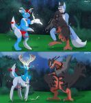  absurd_res alsoflick dannythebluefox glowing goo_(disambiguation) hi_res legendary_pok&eacute;mon nintendo pok&eacute;mon pok&eacute;mon_(species) shiny_(disambiguation) tatelugia transformation video_games xerneas yveltal 