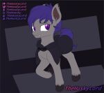  bat_pony cloak clothing equid feral hi_res mammal my_little_pony pupils simple_background slit_pupils smile thehuskylord 