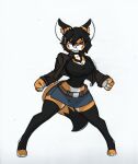  anthro big_breasts breasts canid canine clothing fan_character female fox hi_res jacket legwear mammal maxine_boulevard pace-maker shirt solo tank_top thick_thighs thigh_highs topwear 