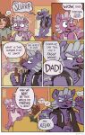  alcohol anthro beer beverage canid canine clothing comic dialogue dirk_skunkdad drinking father hi_res homophobic_slur male mammal mephitid parent shiny_skunk_(character) shinyluvdisc skunk son tony_amaretto underwear 