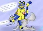  animal_crossing animal_humanoid ankha_(animal_crossing) anon big_breasts breasts cat_humanoid destiny-yuuei domestic_cat duo egyptian_cat felid felid_humanoid feline feline_humanoid felis female hi_res humanoid humiliation male male/female mammal mammal_humanoid nintendo text video_games 