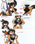  absurd_res anthro big_breasts blush bottomwear breasts canid canine clothing disney duo fan_character female fox hi_res male male/female mammal maxine_boulevard necktie nick_wilde pace-maker panties skirt thick_thighs topwear underwear zootopia 