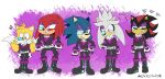  group knuckles_the_echidna male miles_prower sega shadow_the_hedgehog silver_the_hedgehog sonic_the_hedgehog sonic_the_hedgehog_(series) thedarkshadow1990 