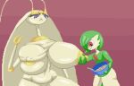  ambiguous_gender animated anthro areola big_breasts bodily_fluids bowl breast_grab breast_milking breasts cereal container cutlery digital_media_(artwork) duo female food frown gardevoir green_hair hair hand_on_breast hi_res holding_bowl holding_container holding_object huge_breasts humanoid kitchen_utensils lactating larger_female loop milk multicolored_body nintendo nipple_fetish nipple_pinch nipple_play nipples pheromosa pinch pixel_(artwork) pixel_animation pok&eacute;mon pok&eacute;mon_(species) purple_eyes red_eyes short_playtime size_difference smaller_ambiguous spinneborg spoon tools two_tone_body ultra_beast video_games white_body yellow_nipples 