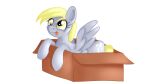  box container derpy_hooves_(mlp) equid equine female friendship_is_magic hasbro hi_res horse jbond mammal my_little_pony pegasus pony simple_background solo tongue tongue_out white_background wings 