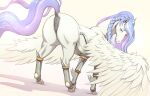  2022 breasts butt conditional_dnp equid equine female feral genitals hi_res horse jotun22 mammal pussy simple_background solo wings 