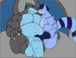  anthro balls belly biceps big_balls big_belly big_muscles big_penis blugloo body_hair butt butt_grab canid canine canis charizard duo eyes_closed fur genitals hair hairy hand_on_butt huge_penis humanoid_genitalia humanoid_penis kissing male male/male mammal musclegut muscular muscular_anthro muscular_male nintendo nipples not_furry nude pecs penis penis_grab pok&eacute;mon pok&eacute;mon_(species) simple_background standing thesquarestart thick_thighs video_games wolf 