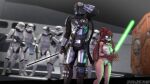  3d_(artwork) anthro digital_media_(artwork) din_djarin dominussfm female group hi_res human lagomorph leporid lop_(star_wars_visions) male mammal mandalorian rabbit source_filmmaker star_wars star_wars_visions stormtrooper the_mandalorian 