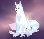  absurd_res arctic_fox blep by_dream canid canine domestic_cat faxby felid feline felis feral fox hi_res hybrid invalid_tag male mammal paws solo tabby_cat tongue tongue_out zax 