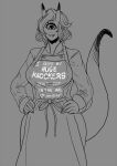  apron chef_uniform clothing cyclops female gradient_tail hair hi_res hoka horn humanoid long_tail marja-leena meme meme_clothing ribbons short_hair smile solo tailclops_(race) tailclops_(species) 