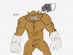  anthro champa chubby_male dragon_ball dragon_ball_super duo hi_res humanoid male male/male muscular toppo zeltrexarts 
