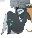  armor breasts butt female gatotorii headgear helmet hi_res humanoid imp looking_at_viewer midna nintendo nude smile solo the_legend_of_zelda twilight_princess video_games 