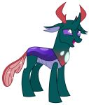  alpha_channel antlers arthropod changeling friendship_is_magic hasbro hi_res horn my_little_pony no_irises no_pupils pharynx_(mlp) purple_eyes reformed_changeling simple_background sketchmcreations solo transparent_background vector 