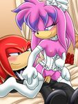  bb blush breasts clothed_sex dress furry julie-su knuckles_the_echidna large_breasts nipples no_humans penis pussy sex smile sonic_the_hedgehog wedding_dress 