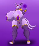  absurd_res anthro big_breasts boots breasts clothing eeveelution espeon female footwear forked_tail hi_res huge_breasts hyper hyper_breasts legwear nintendo pasties pok&eacute;mon pok&eacute;mon_(species) psychic solo thick_thighs thigh_boots thigh_highs ultrazeta120 unusual_anatomy unusual_tail video_games 