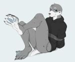  ambiguous_gender anthro grey_body icydust mammal marine membrane_(anatomy) paws pinniped seal solo webbed_feet 