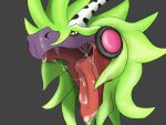  bodily_fluids dragon hi_res male mouth_shot open_mouth redandbuesage rokks_(puzzle_and_dragons) saliva saliva_string solo 