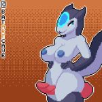  1:1 2022 animated anthro batartcave bodily_fluids breasts cum digital_media_(artwork) disembodied_penis duo female genital_fluids genitals male male/female nintendo nude penis pixel_(artwork) pixel_animation pok&eacute;mon pok&eacute;mon_(species) rasha sex short_playtime thigh_sex video_games 