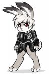  angry anthro armor clothed clothing feral hi_res lagomorph leporid male mammal odin_sphere oswald_(odin_sphere) partially_clothed paws pooka pukopop rabbit raised_tail red_eyes solo 
