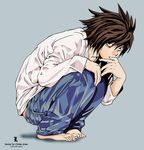  death_note l male signed vector 