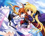  fate_testarossa kanna mahou_shoujo_lyrical_nanoha mahou_shoujo_lyrical_nanoha_a&#039;s plum takamachi_nanoha 