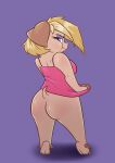  alorix anthro bottomless butt clothed clothing domestic_pig female hi_res mammal nood_toons pepper_passion_(nood_toons) suid suina sus_(pig) 