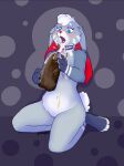  anthro beverage dripping female fizzy hare hi_res lagomorph leporid mammal overflowing_container procyoni rabbit soda solo sticky 