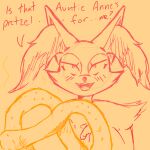  ambiguous_gender anthro auntie_anne&#039;s braixen canid canine dialogue english_text food fox holding_food holding_object holemann inner_ear_fluff looking_at_viewer mammal nintendo offering_food pok&eacute;mon pok&eacute;mon_(species) pretzel_(food) solo talking_to_viewer text tuft video_games 