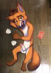  absurd_res anthro balls canid canine disney fox genitals hi_res humanoid_genitalia humanoid_penis looking_at_viewer male mammal nick_wilde npw80p on_ground penis solo zootopia 